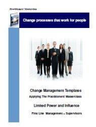 change management templates,practitioners masterclass,change management training,change managers,change management