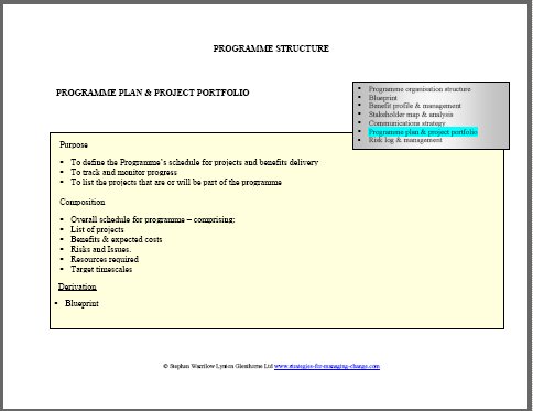 programme plan,strategies for managing change,change management methodologies,change management